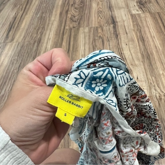 Roller Rabbit August Border Azita Midi Dress in Cloud - Picture 9 of 10